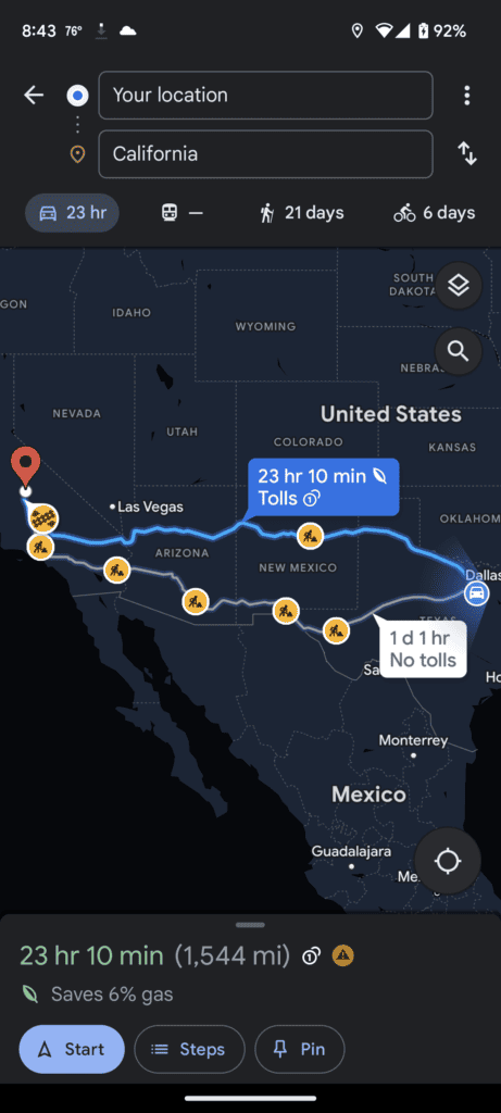 Plan a road trip with Google Maps on your phone image four.