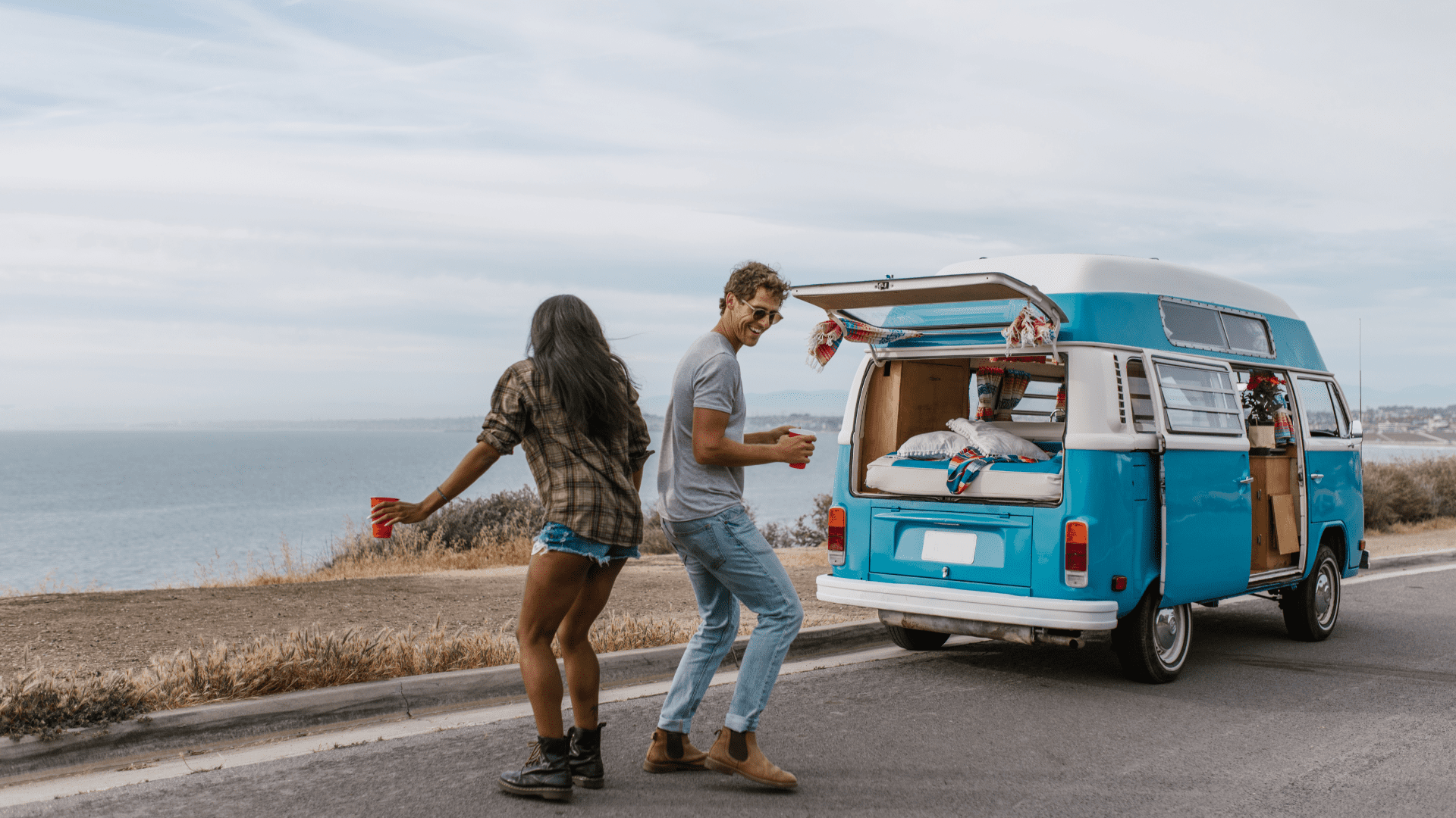 Van Life Couple Dancing